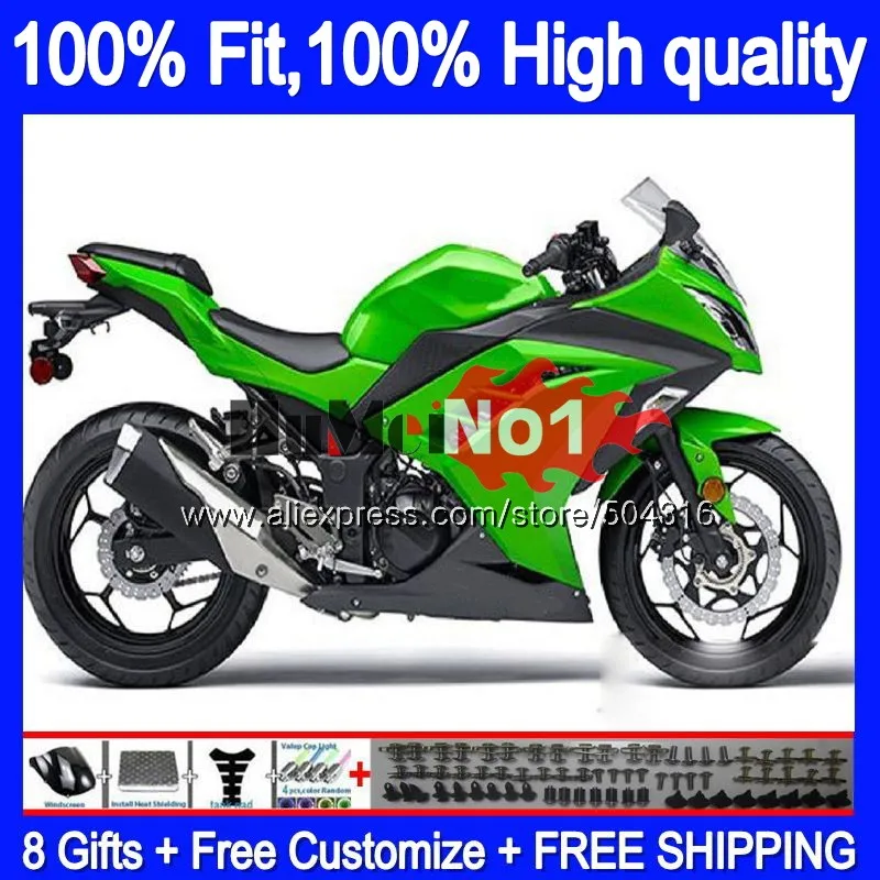 

Injection For KAWASAKI EX300 ZX-3R EX ZX 300R Stock green 51MC.34 ZX300R ZX3R 2013 2014 2015 2016 2017 13 14 15 16 17 Fairings