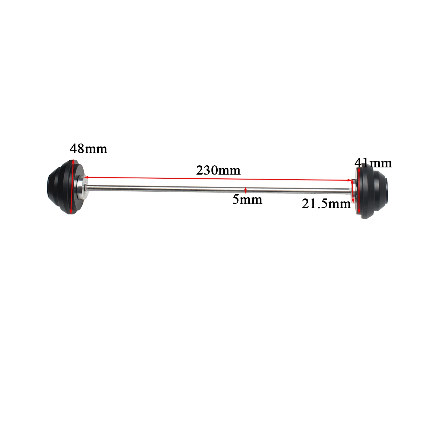 

Motorcycle Rear Axle Sliders Fork Wheel Protection Crash Pad Kit for BMW R NINE T 2013-2018