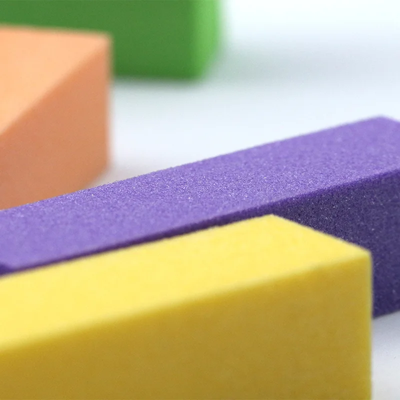 1 шт. разноцветные Формочки брусок для ногтей УФ гель шлифовки полоски маникюр с