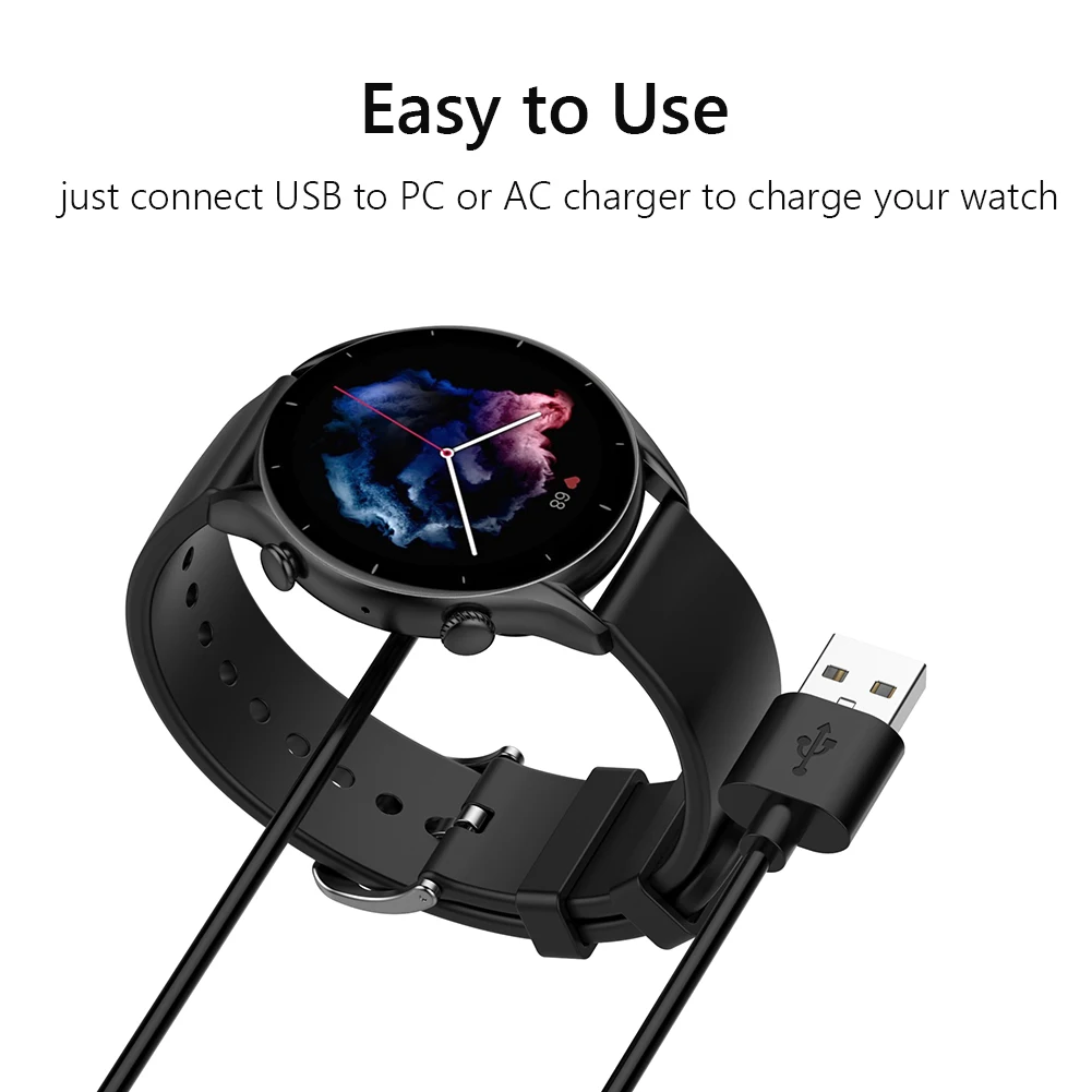 USB-кабель для зарядки смарт-часов Amazfit GTS3 GTR3 Pro GTS 3 | Электроника