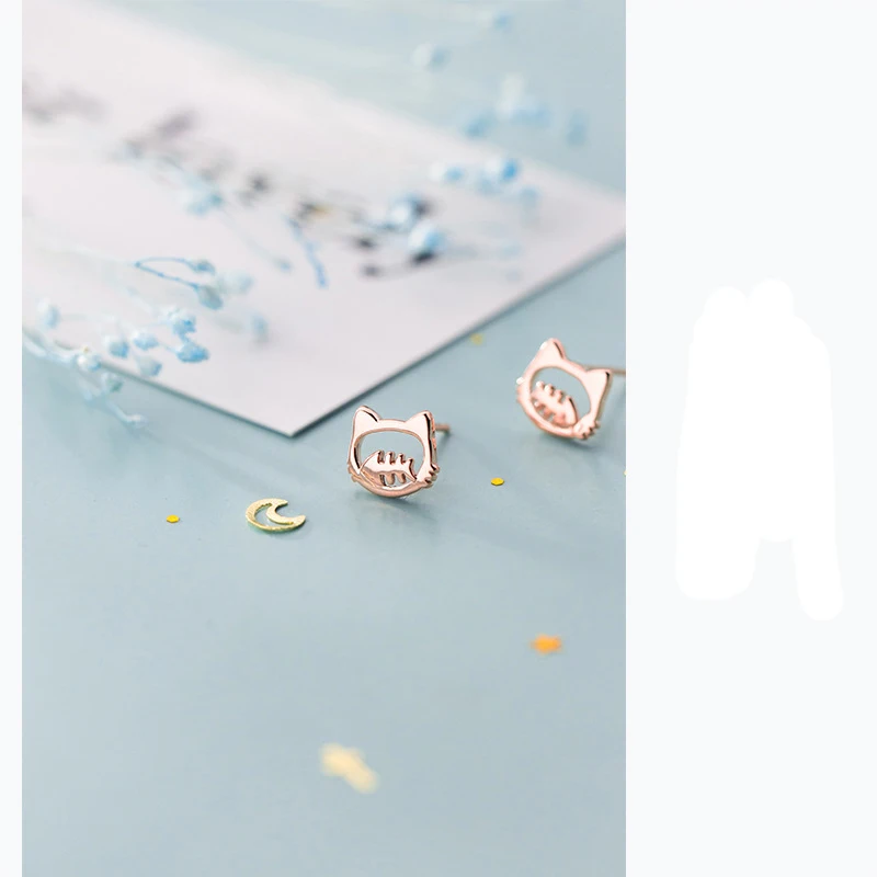 Женские однотонные серьги гвоздики Trustdavis модные милые миниатюрные из