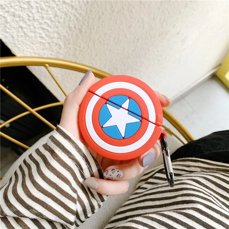 3D чехол для наушников Iron Man Super Hero Bluetooth милый защитный Airpods Pro аксессуары Airpod 3 с