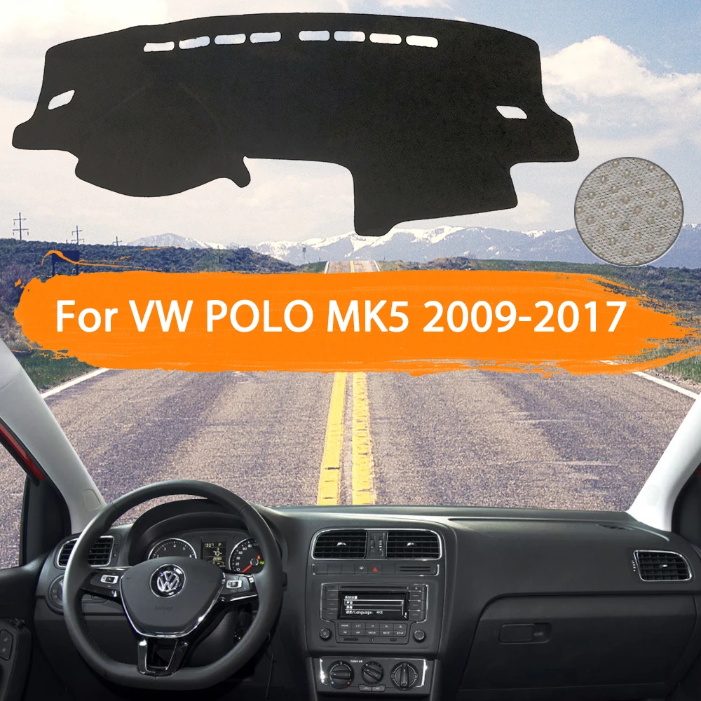 

For Volkswagen VW POLO MK5 6R 6C 2009~2017 Dashboard Cover Dashmat Avoid light Sun Shade Carpet Car Accessories 2010 2011 2012