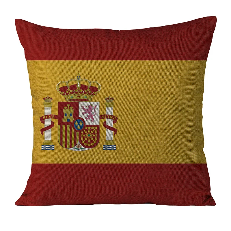 Двухсторонняя печать подушки с национальным флагом стран по всему миру Подушка