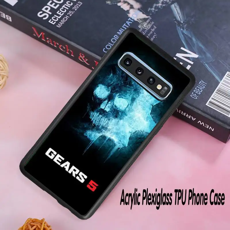 

Gears Of Wars Phone Case Acrylic Plexiglass TPU For Samsung Galaxy S8 S9 S10 s10e S20 PLUS ULTRA S6edge