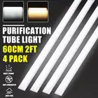 4 шт. 60 см светодиодный светильник с поверхностным креплением s 2835SMD светодиодный светильник с линейной трубкой 40 Вт для офиса супермаркета дома