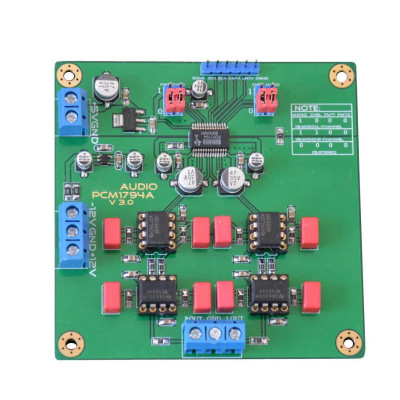 Модуль PCM1794A Hi Fi DAC декодер модуль 192k 24bit IIS PCM1794 Плата декодера F3 012|Усилители