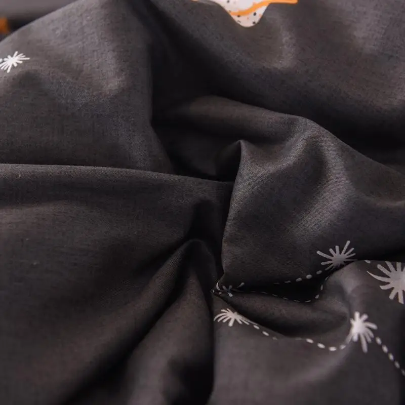 

53 New Product 1pcs 100% Cotton Printing bed mattress set with four corners and elastic band sheets