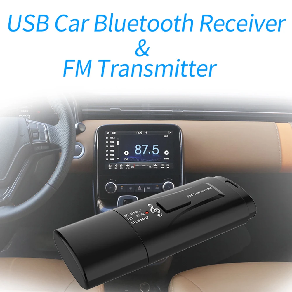 Автомобильный 5 0 Bluetooth передатчик приемник ТВ 2 в 1 3 мм AUX HIFI стерео аудио USB