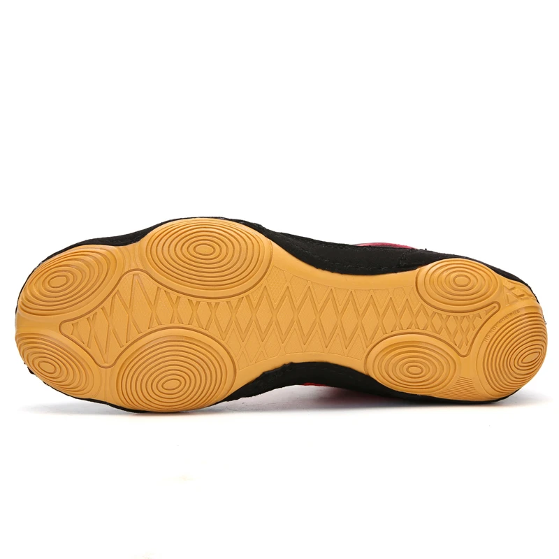 Профессиональная Обувь для борьбы мужчин обувь тренировок из коровьей кожи