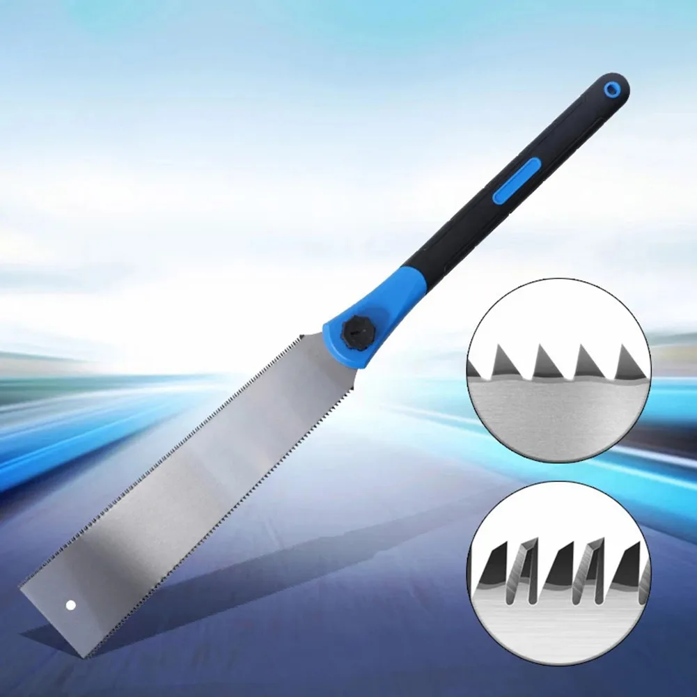 Двухсторонняя ручная пила 65MN обрезка шлифовальные зубья быстрая для сада
