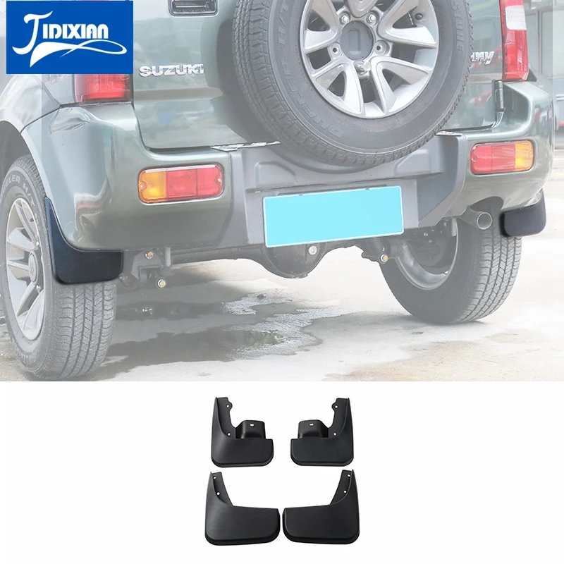 

JIDIXIA Mudguards for Suzuki Jimny 2007-2015 Mud Guards ABS Car Exterior Protect Decoration Splash Flaps Fenders Car Accessories