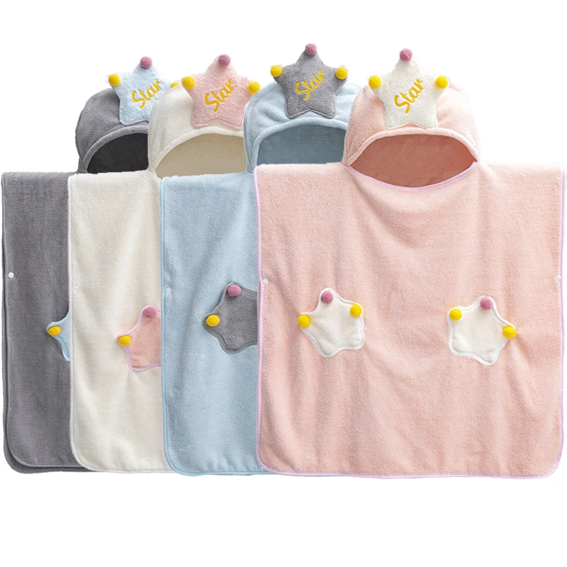 

Baby Hooded Bath Towel 65*65cm Newborn Cute Stuff Cartoon Blankets for Kids Toddler Boy Girl Towels Super Soft Infant Bathrobe