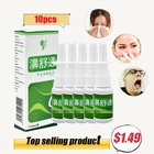 10 упаковок китайских травяных спреев для лечения ринита, синусита, заложенности носа, насморка и т. д. Для очистки и стерилизации носа