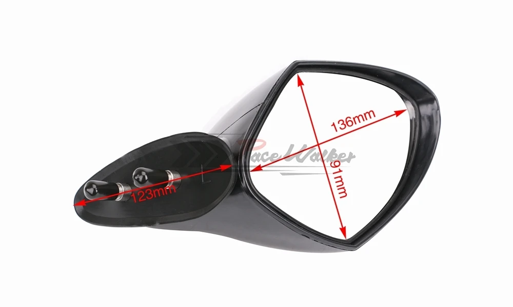 Аксессуары для мотоциклов для Yamaha OEM ПКО водные Моторные лодки левый и правый зеркало комплект 2005 2006 2007 2008 2009 VX 110 Deluxe/круизер