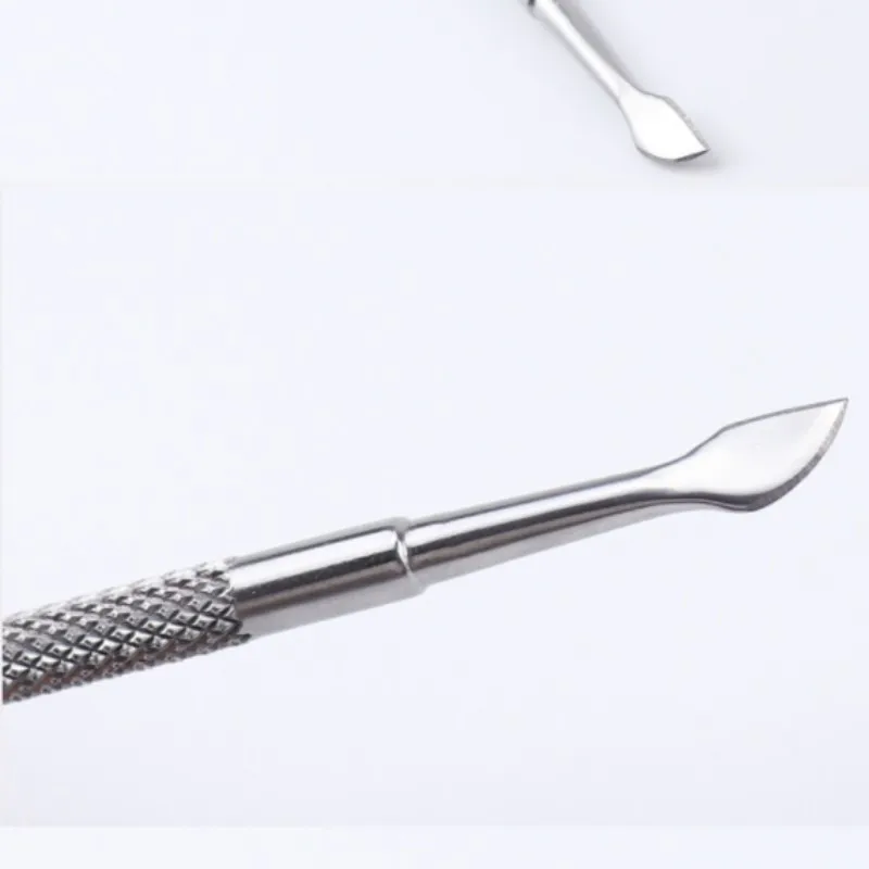 Двойная головка из нержавеющей стали для удаления геля ногтей инструменты