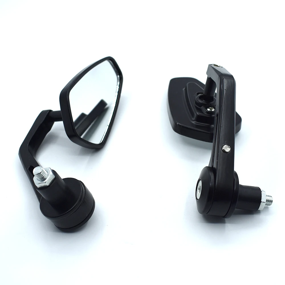 Универсальный мотоцикл Ручка Бар Конец Зеркало Черный 7/8 &quot22 мм для Suzuki yamaha Honda