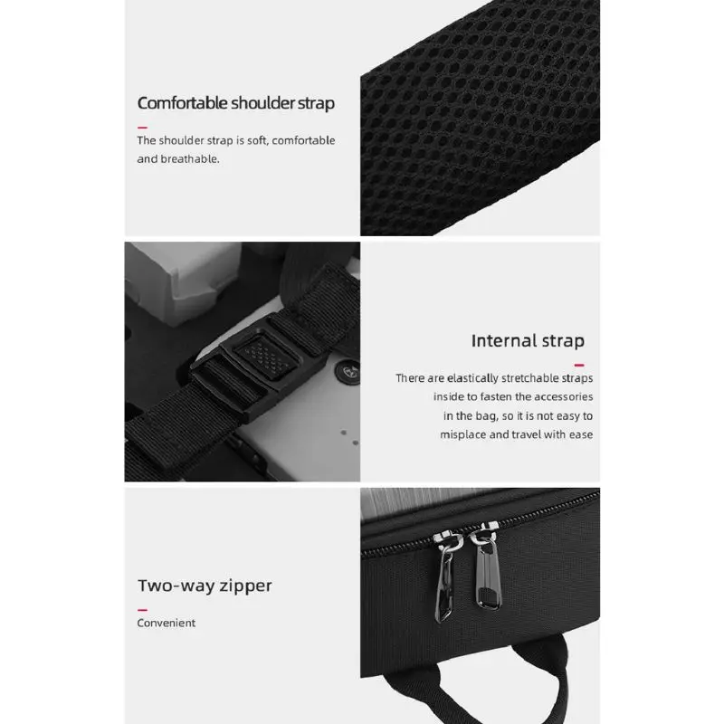 

Hardshell Backpack Waterproof Storage Bag Carry Case for D-JI Mavic Air 2 Drone 24BB