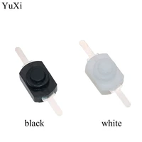 yuxi 1a 30v dc 250v whiteblack latching on off mini torch push button switch for electric torch 1208yd pn36