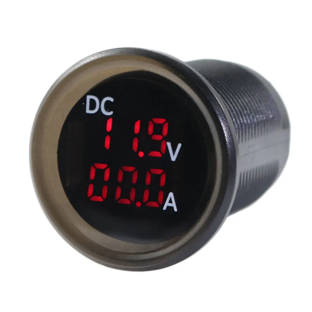 

Цифровое напряжение izlancer DC 0-15A 4,5-30 в + Амперметр Автомобиль Мотоцикл Универсальный водонепроницаемый светодиодный дисплей Диапазон B3613