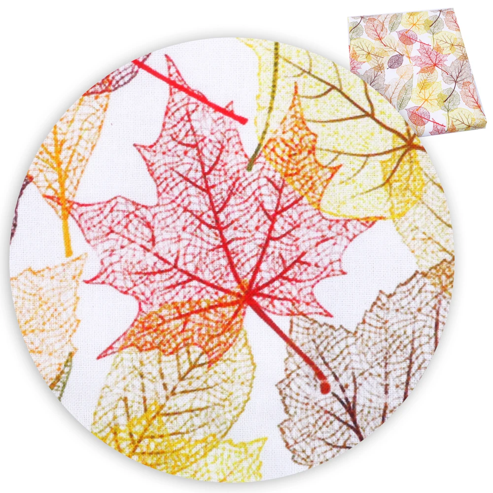 

50*145cm Pineapple Leaf Printed 100% Cotton Fabric for Tissue Children Bedding textile for Sewing Doll,1Yc4542