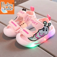 size 21 30 boys kids luminous sandals with led lights children glowing shoes for girls non slip casual toddler shoes for baby