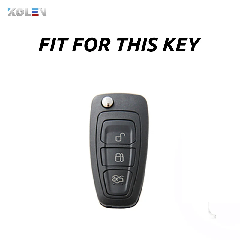 

NEW TPU Carbon Fiber Car Key Case Cover Fob For Ford Focus 2 3 MK3 Ranger C-Max S-Max Mondeo Fuga Galaxy Transit Tourneo Custom