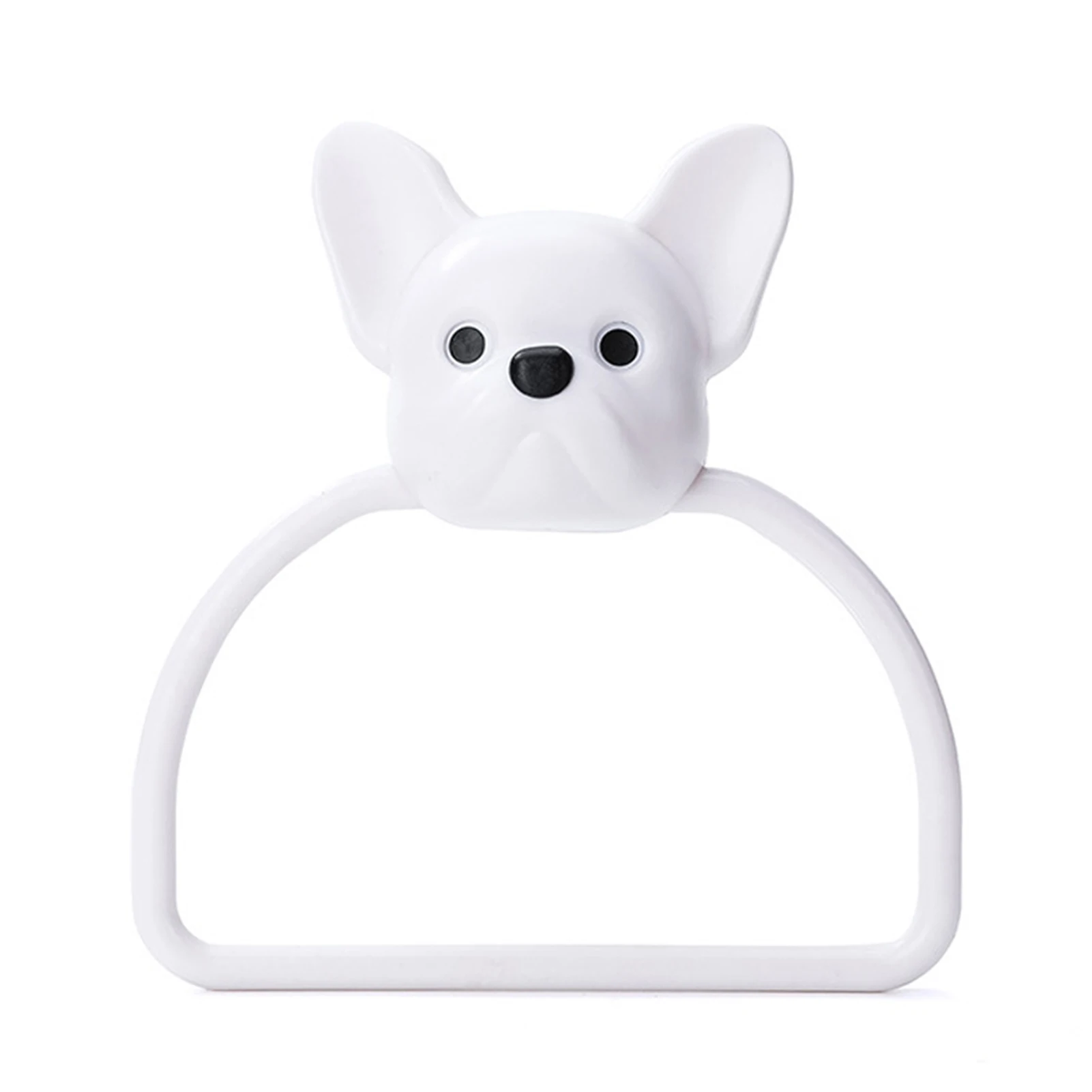 

Cute Cartoon Children's Towel Rack Kitchen Bathroom No Punch No Trace Hook Self-adhesive Wall Mount Hanging Ring TSH Shop