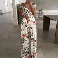 womens jumpsuits african casual womens dress one shoulder printed slim fit jumpsuit autumn fashion clothing roupas femininas