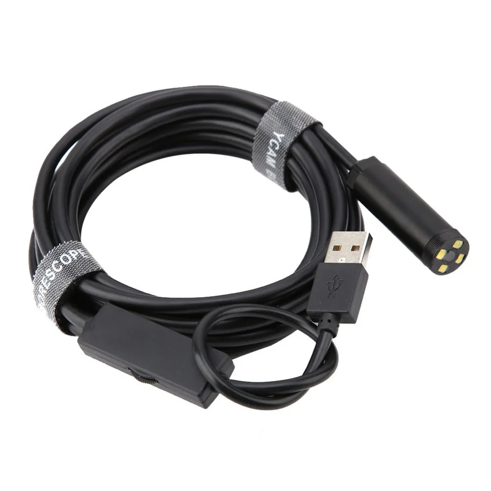 USB эндоскоп с автофокусом камера 1944P HD Водонепроницаемый Бороскоп 14 2 мм гибкий