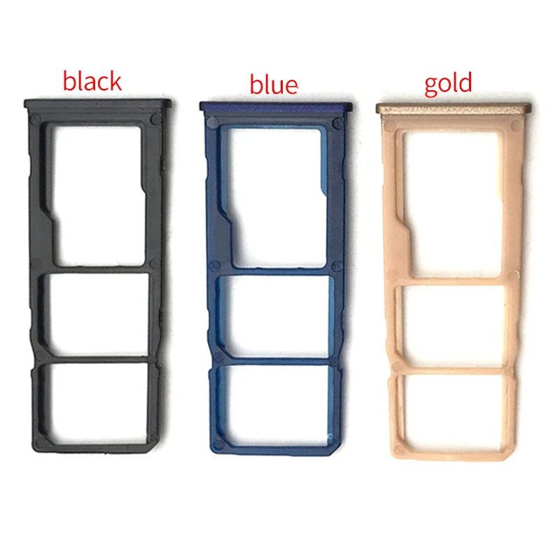 

50pcs For Samsung M30 M305 M305F Sim Card Tray SD Reader Holder Dual SIM Card Tray Slot Holder Replacement Part