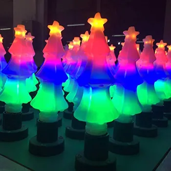 조명 야간 조명, E26 / E27 LED 크리스마스 트리 램프, 깜빡이는 무드 램프 색상 변경 야간 조명 장식 드롭 배송