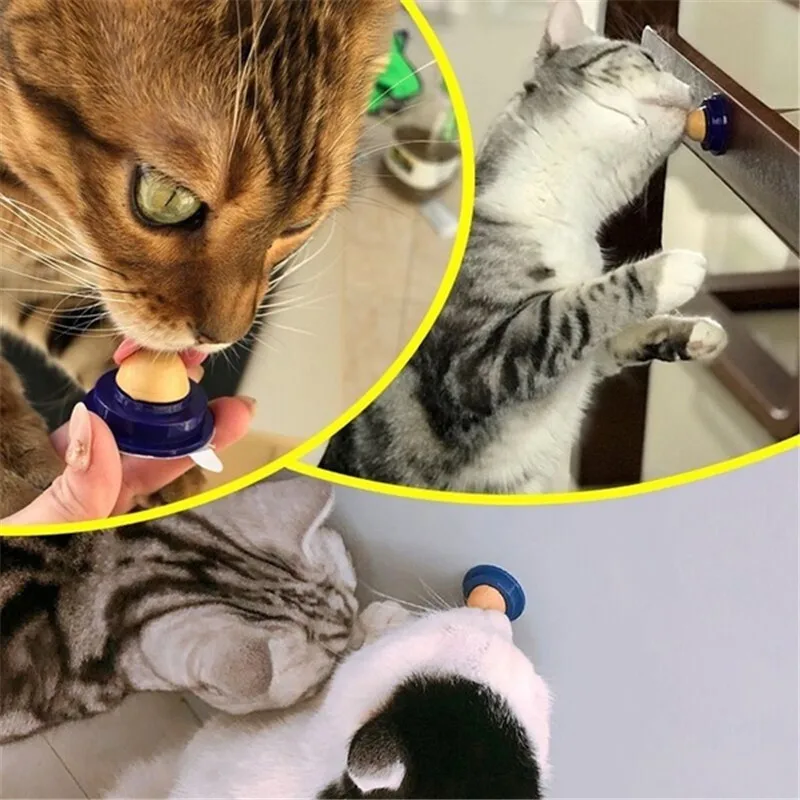

2Pcs Nutrition Cat Catnip Sugar Snacks Cat Candy Supplement Taurine Pet Cat Licking Sugar Toys Healthy Cat Supplies