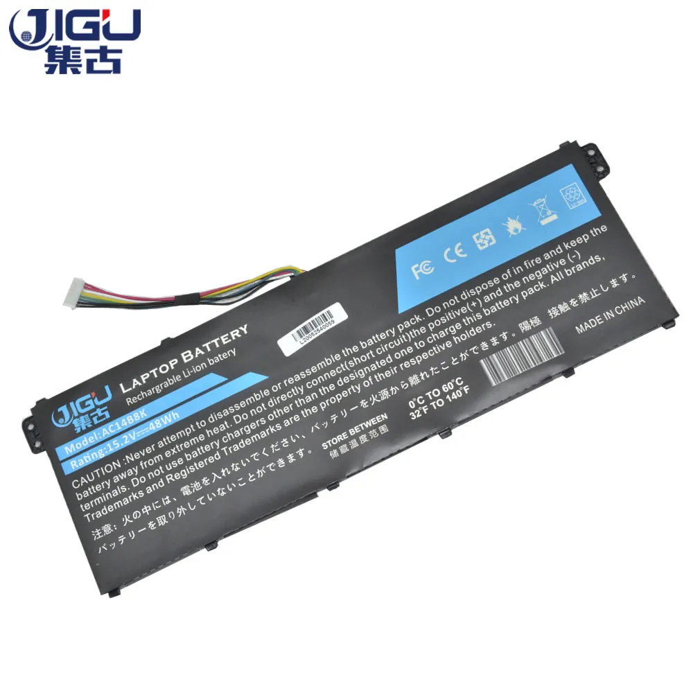 

JIGU New Laptop Battery AP14B8K For ACER A515-51G A715-71G A715-72G AN515-52 A517-51 G3-571 For Chromebook 11 C730 C810 C910
