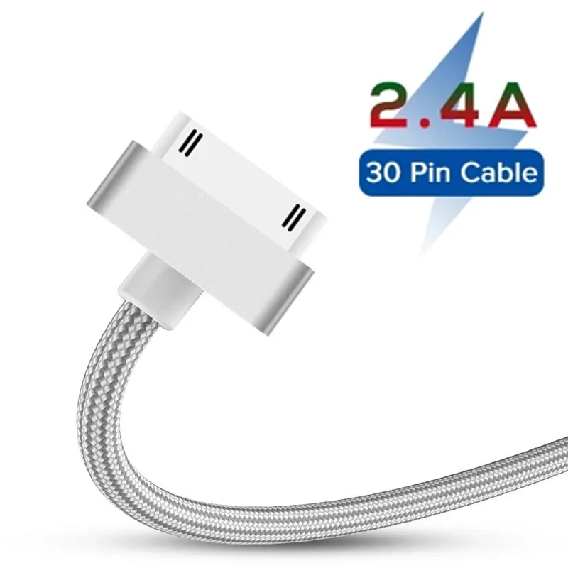 USB кабель для быстрой зарядки Apple iPhone 4 4s 3GS 3G iPad 1 2 3 iPod Nano touch 30 Pin оригинальный