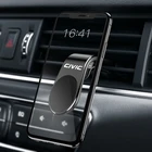 Магнитный вращающийся на 2012 градусов металлический магнитный автомобильный держатель для телефона Honda civic 10, 8, тип r 2018, 2020, 360, вентиляционное отверстие