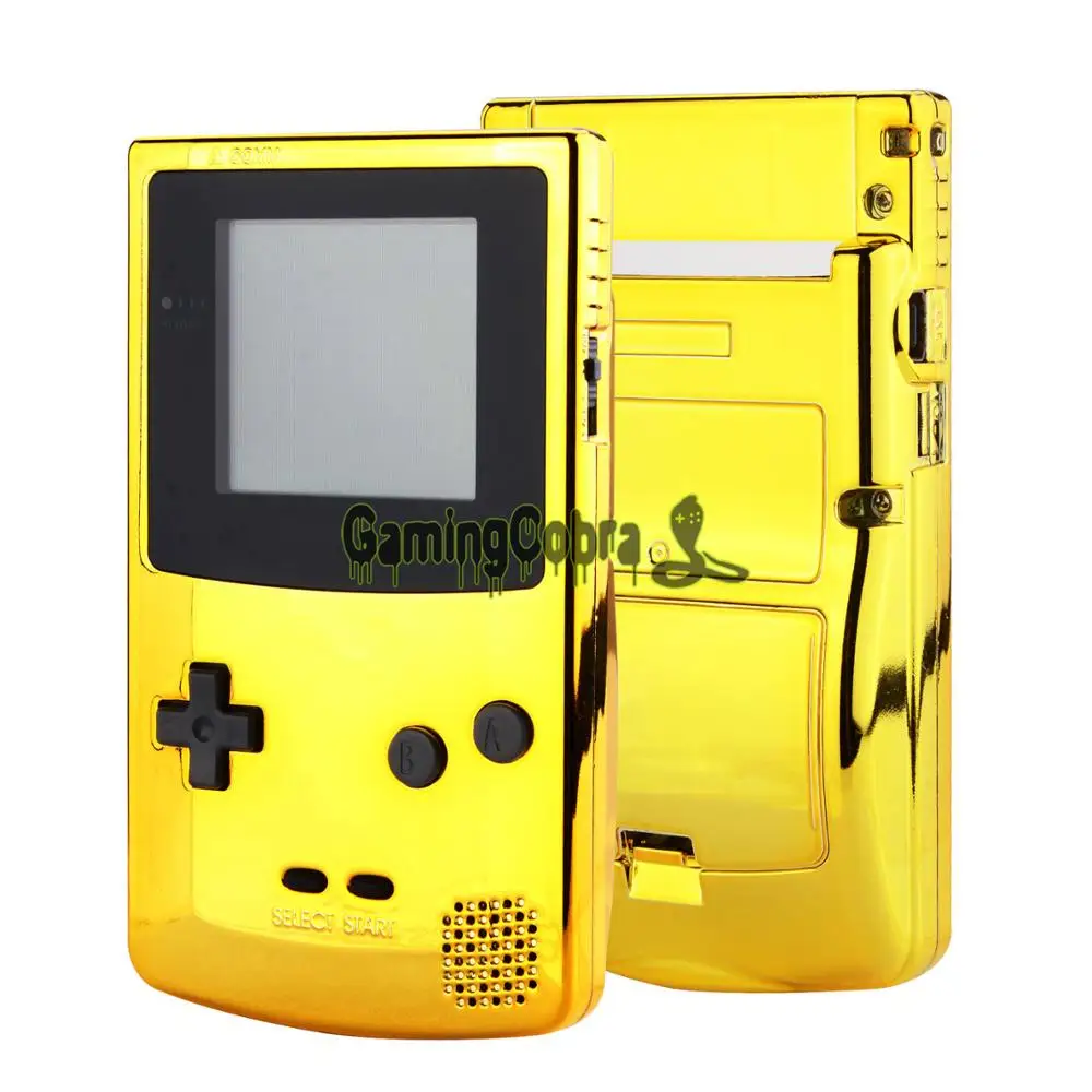 Хромированный Золотой GBC сменный корпус с полным корпусом кнопками Набор