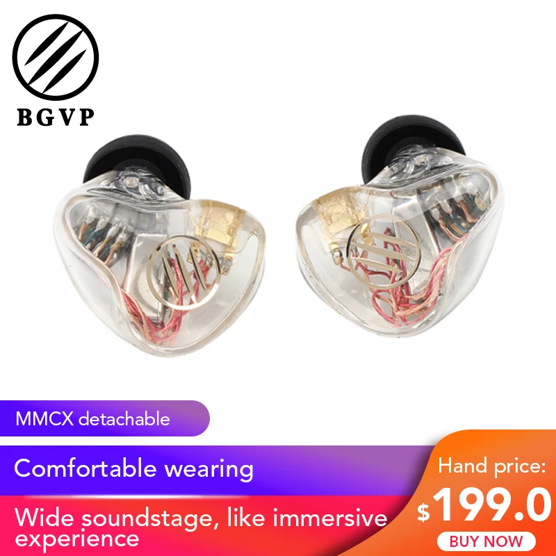 BGVP DM6 Hi res 5BA сбалансированные арматурные драйверы наушник IEM 3D печать HiFi наушники