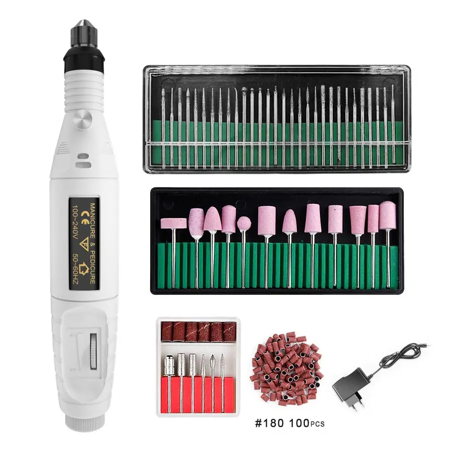 Selling Kit 6 OLOEY маникюрный станок электрические сверла для ногтей набор фрезы для прибор для маникюра, педикюра для удаления керамического резака - Цвет: Selling Kit 6