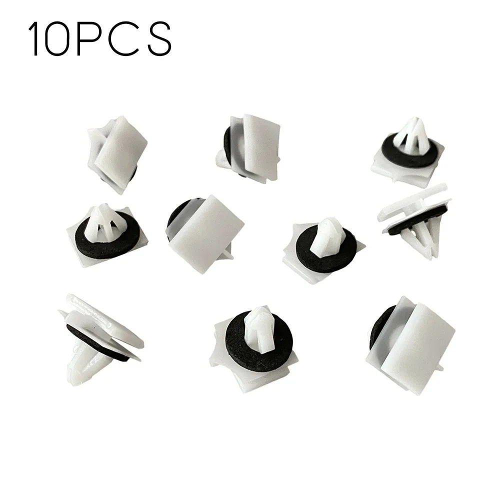 10pcs Rocker Panel Molding Retainer Wheel Flare Moulding Deck Lid For Ford Car Fixed Rivet Fastener Push Clips | Автомобили и