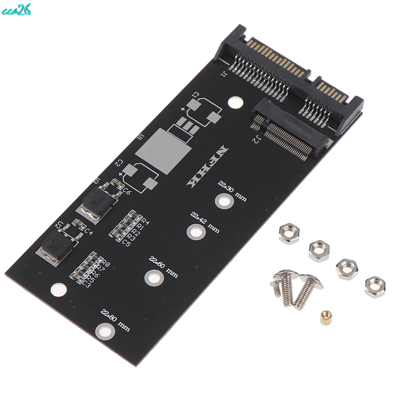 

M.2 NVME SSD Convert Adapter Card NVME/AHCI SSD Upgraded Kit for SATA revision I/II/III (1.5/3.0/6.0 Gbps) NEW