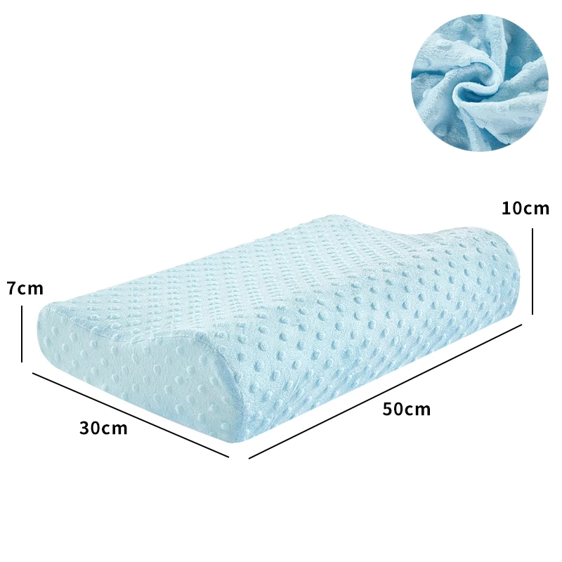 

Contour Memory Foam Pillow Orthopedic Pillow Cases Neck Health Care Pain Release For Sleeping Slow Rebound Soft Pillows Massager