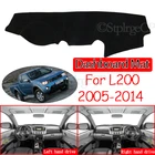 Для Mitsubishi L200 Triton Strada Strakar barbaran Hunter Strakar Противоскользящий коврик для приборной панели Защита от солнца аксессуары для приборной панели