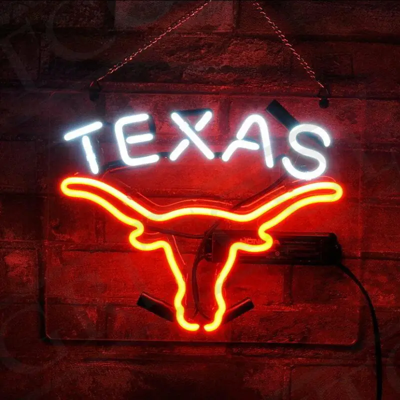 

Custom Texas Glass Neon Light Sign Beer Bar
