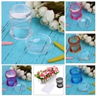 Силиконовый Набор для стемпинга ногтей Jelly, набор для стемпинга ногтей со скребком для рукоделия, искусственный инструмент для маникюра