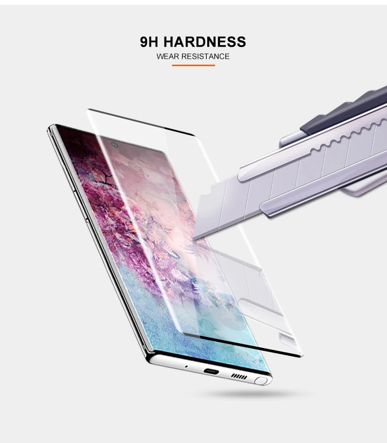 YIYONG 3D Edge изогнутое стекло для samsung Galaxy Note 10 Plus Закаленное стекло-экран протектор для samsung Note 10 9 S S10 E стекло