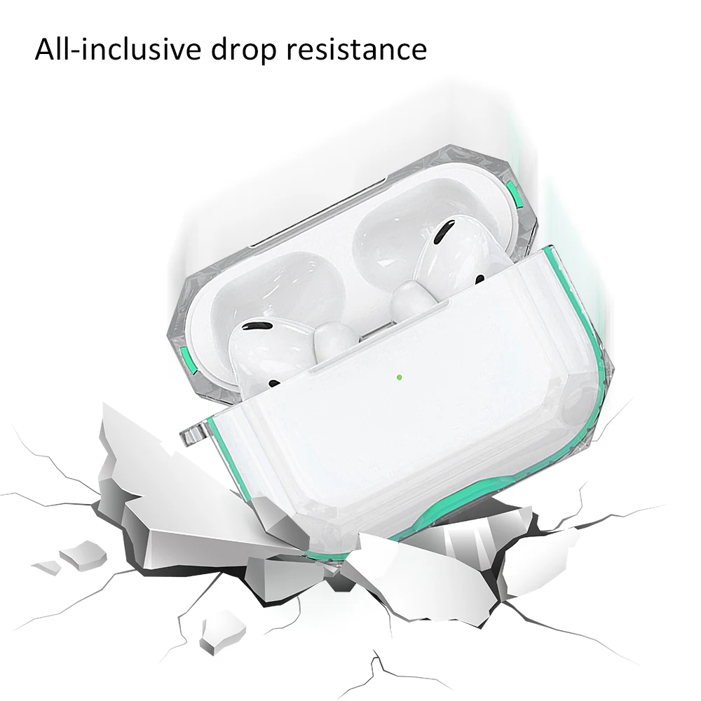

Earphone Case For Apple AirPods Pro TPU Transparent Wireless Bluetooth Headset Clear Earphone Cover Shells For Apple Airpods Pro