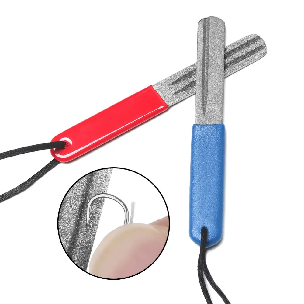 

1PC Hot Portable Outdoor Double Groove Fishing Hook Sharpening Hone New Fishing Grinding Hook Sharpener Tool Fish Accessories