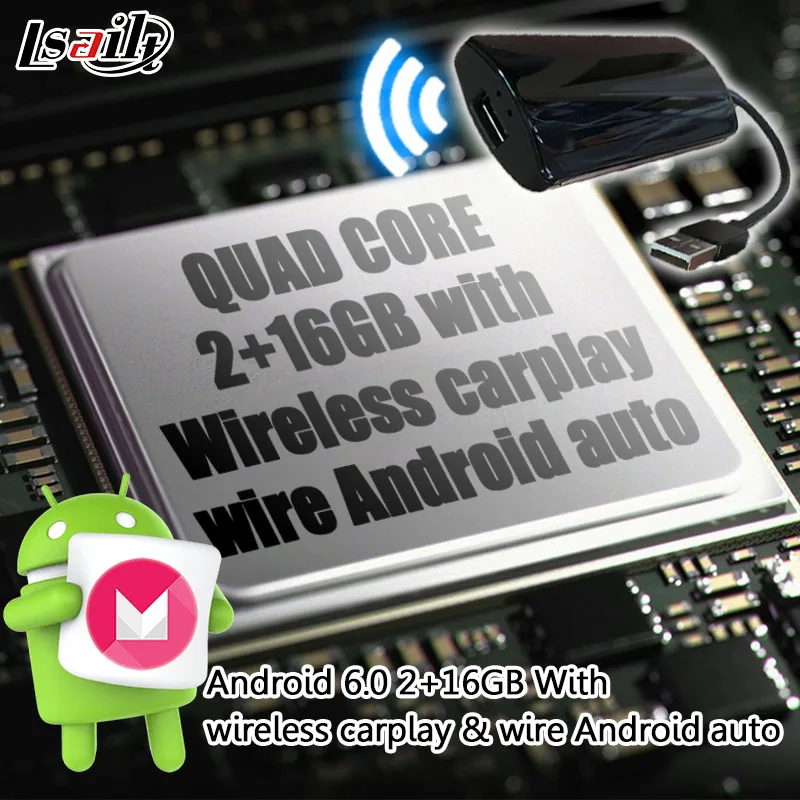 6.0 Carplay and-auto Lsailt Android gps навигационная коробка для Honda Accord high end-видео интерфейс коробка зеркальная ссылка youtube waze yandex navi - Размер экрана, дюймов: 6.0 Carplay and-auto