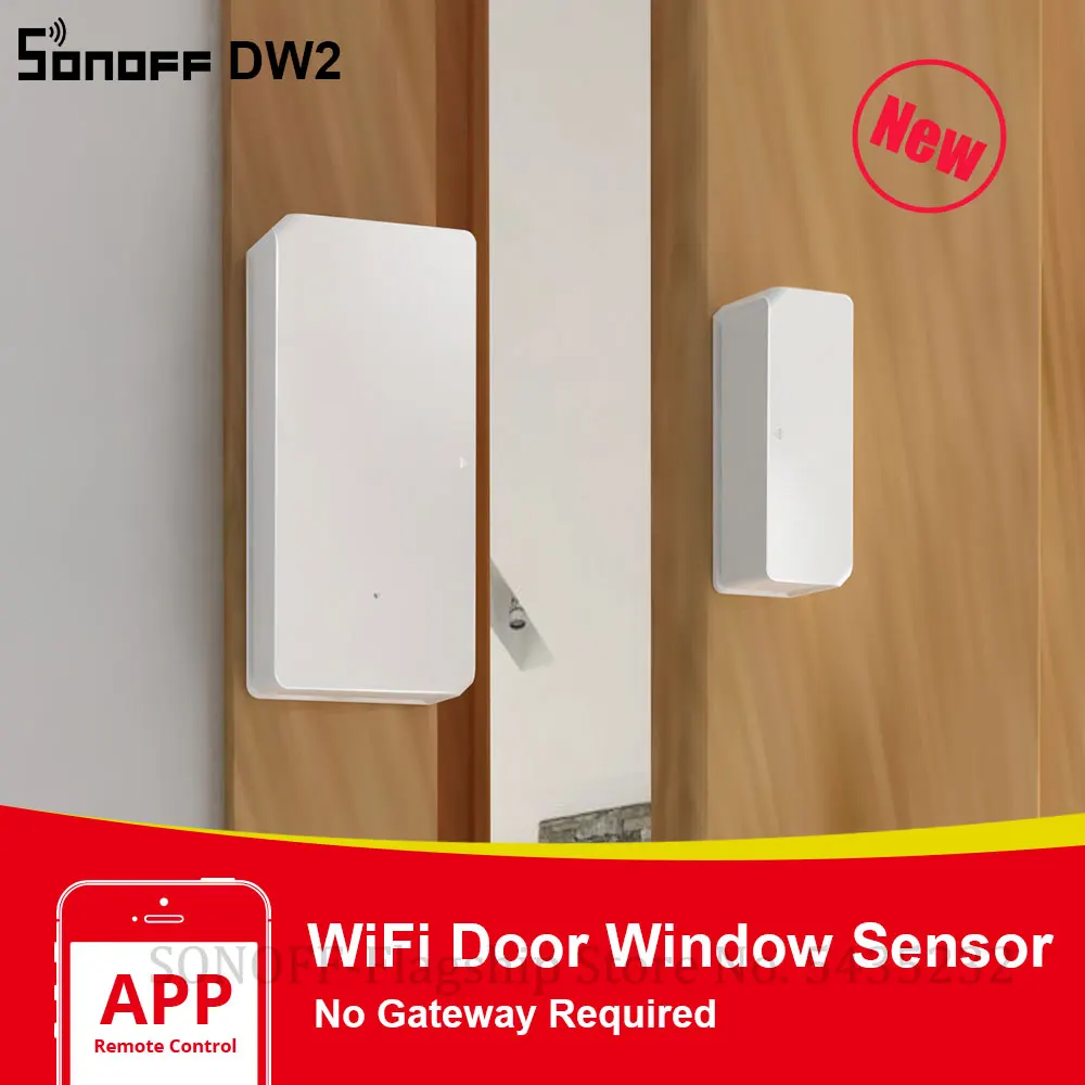 Itead SONOFF DW2 Wi Fi Беспроводной датчик двери окна детектор уведомление через